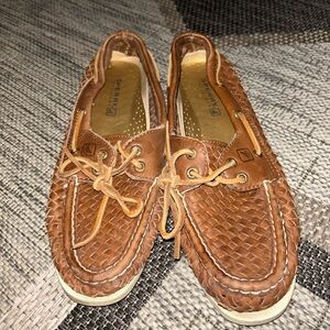 Women’s woven sperry